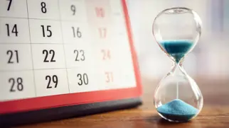 Istock 886661830 Kalender Zandloper